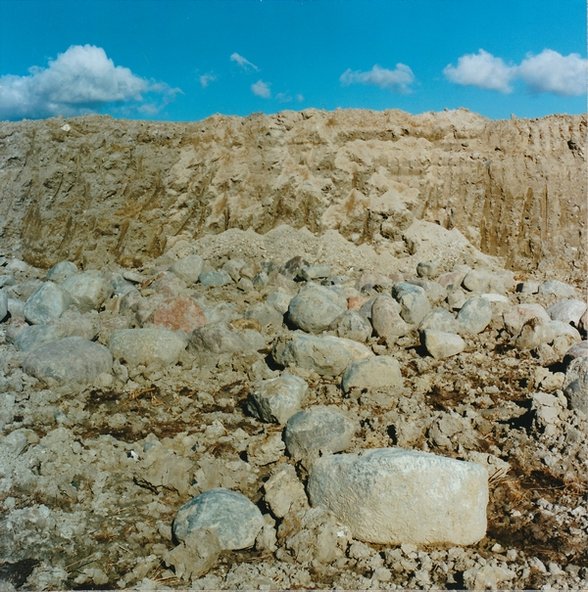 Sten - Stone, 110x100, c-print on aluminum, 2003, Lene Sørensen
